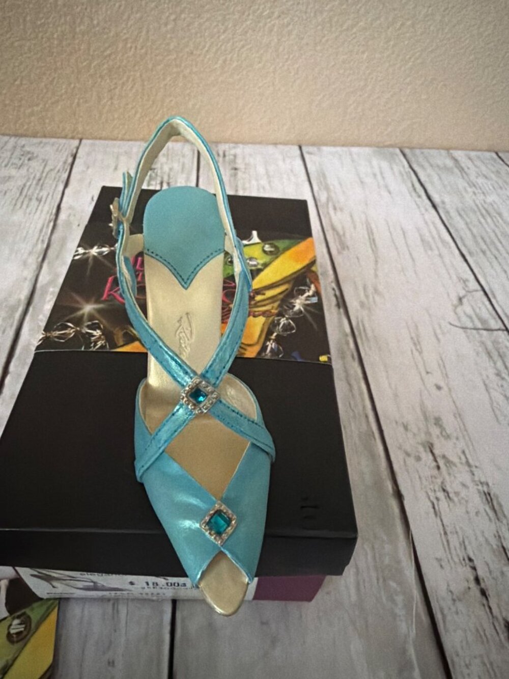 2006 Just the Right Shoe by Raine "Poise" Mini Shoe Figurine #25581 NEW w/Box - Picture 8 of 13